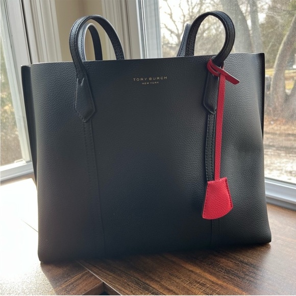 Tory Burch Handbags - Tory Burch Perry Triple Compartment Leather Satchel